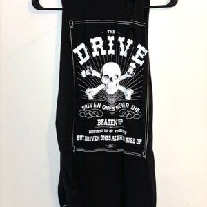 THE DRIVE - NEVER DIE DISTRESSED CUTOFF TEE - ONE OF ONE - SIZE LARGE